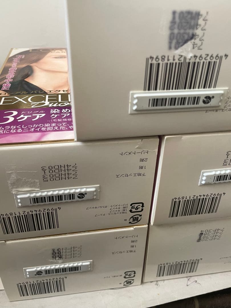 ロレアルパリエクセランス R クリームタイプ白髪染7G✖︎5pc
