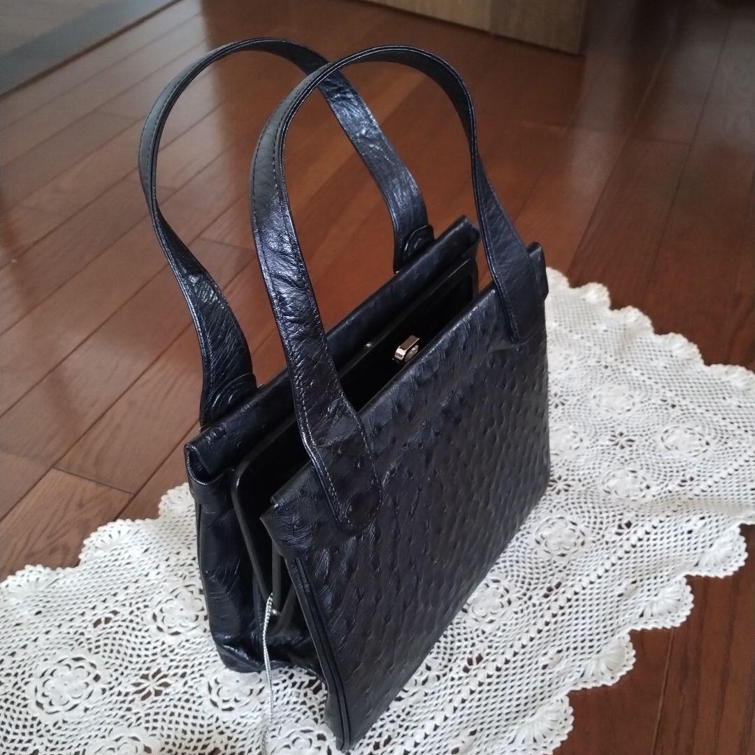 美品オーストリッチハンドバック