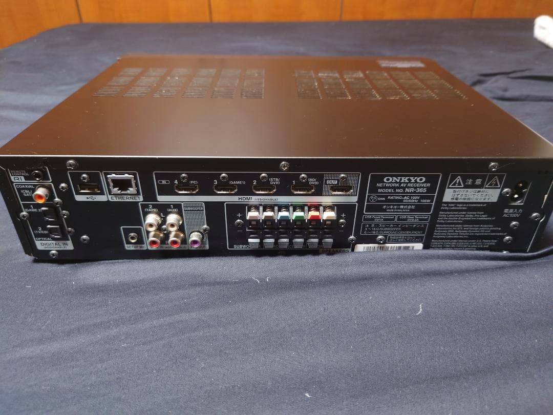 ONKYO NR-365 AVアンプ+リモコン