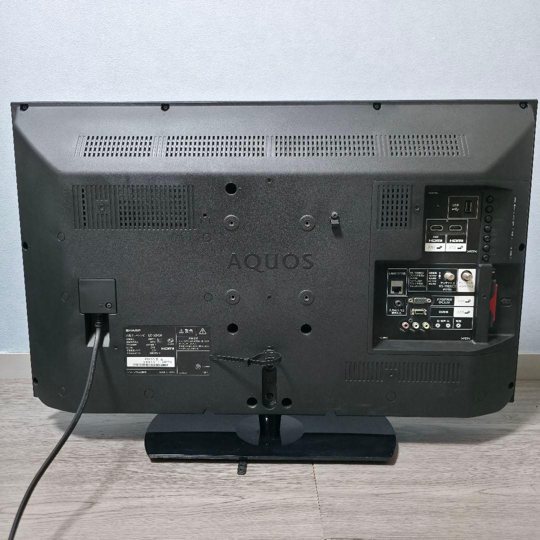 SHARP AQUOS 32V型 液晶テレビ LC-32H30 裏番組録画対応