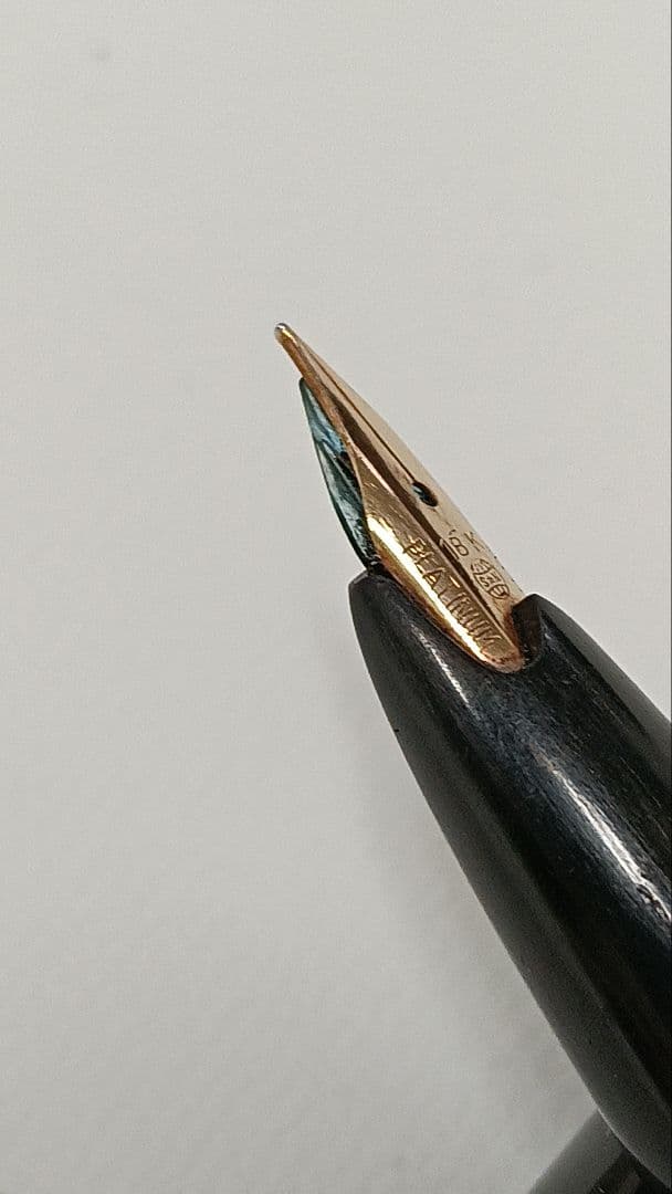 ペン先18K刻印　万年筆　PLUTINUM 細軟