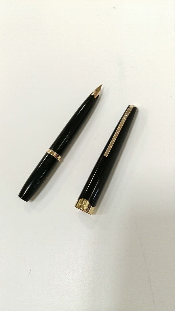 ペン先18K刻印　万年筆　PLUTINUM 細軟