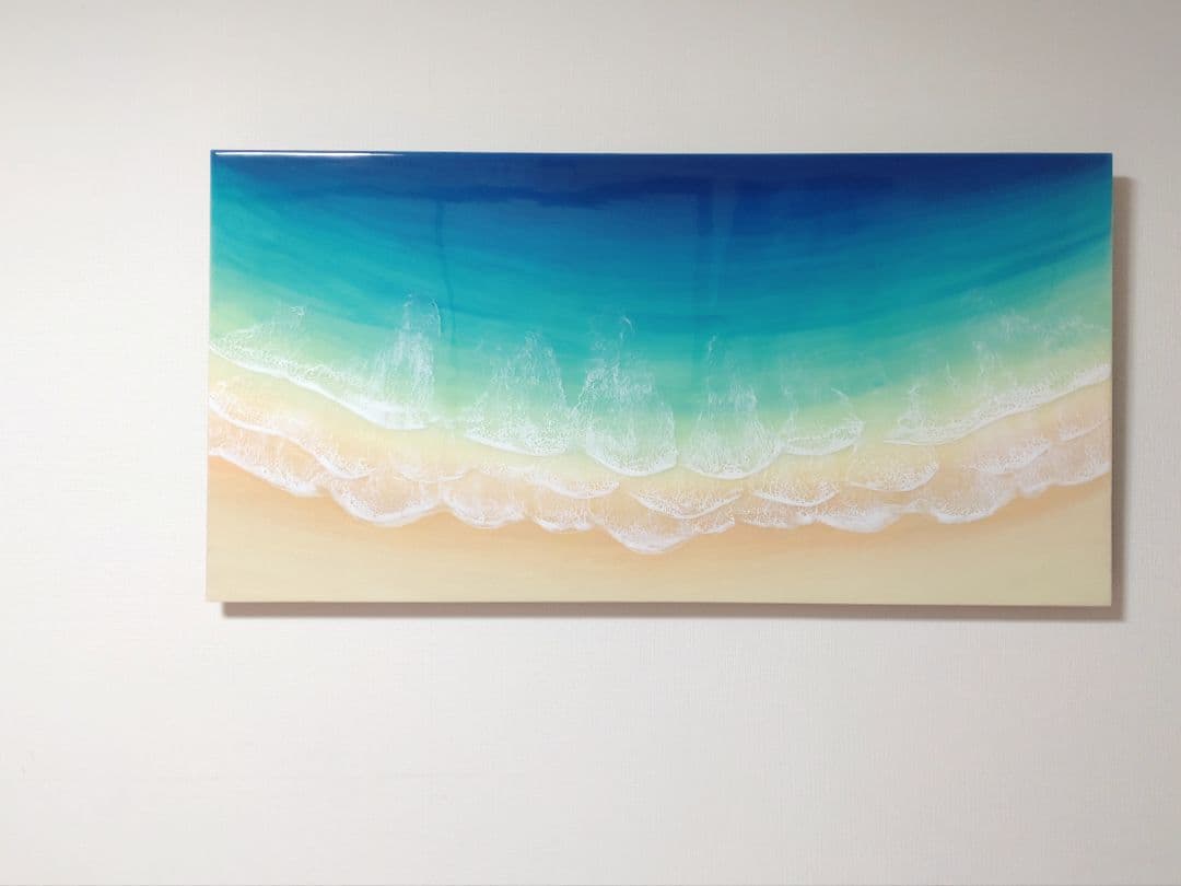 レジンアート(Okinawa Blue・Plate type・900×450)