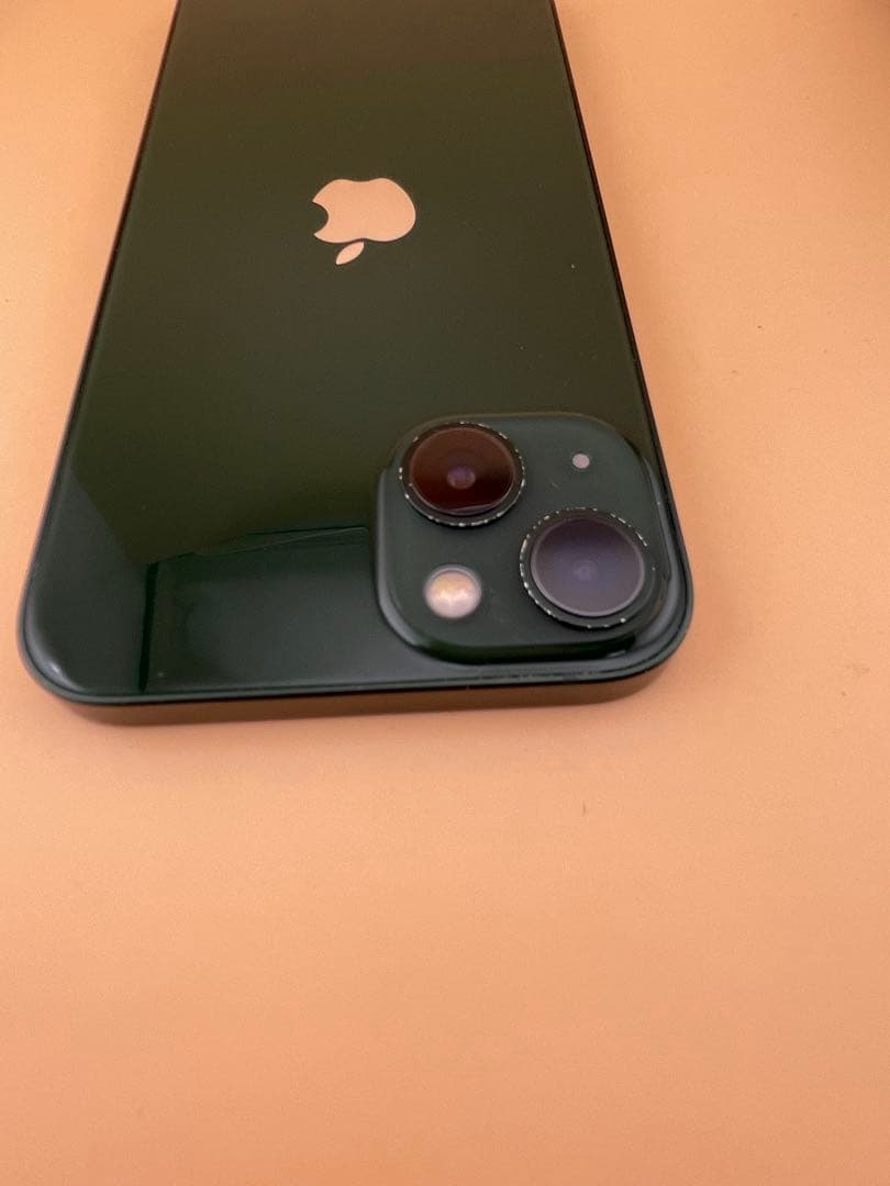 iphone13グリーン256GB SIMフリーバッテリー純正100%