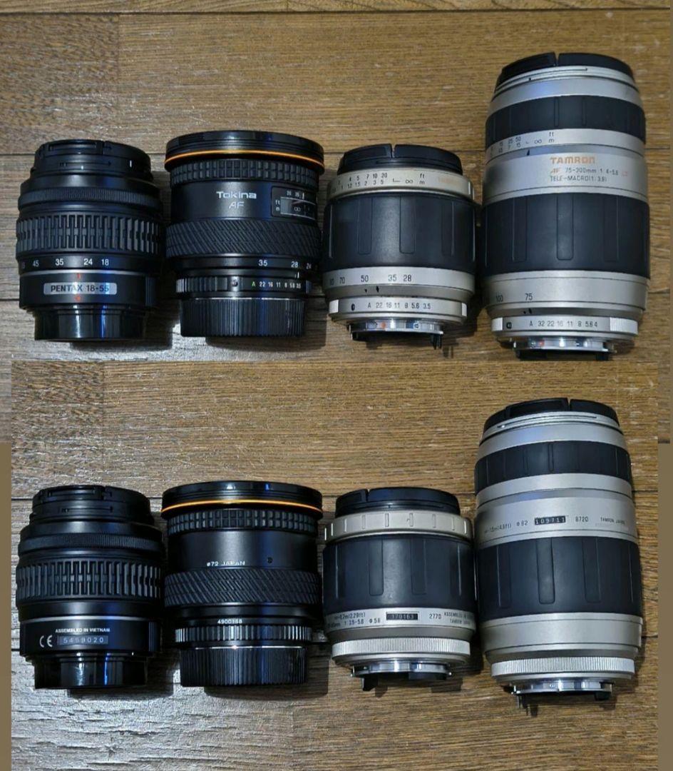 【レンズ4本セット】美品PENTAX K-01 元箱付