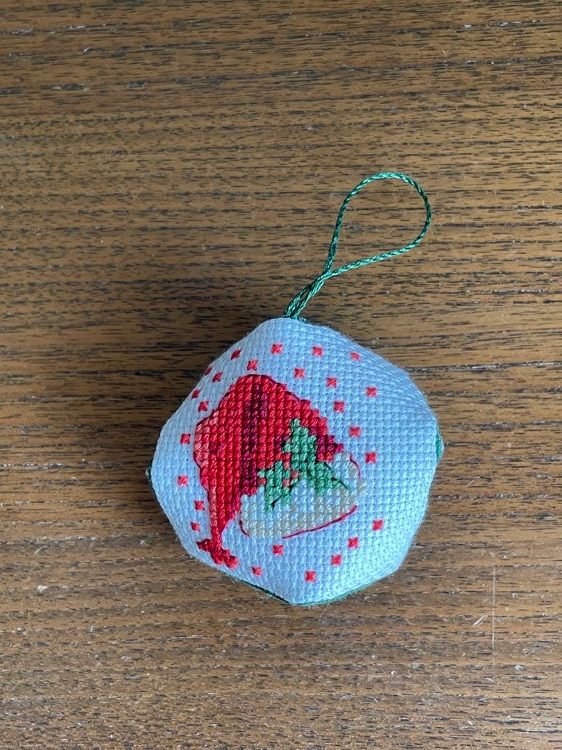 ハンドメイド クリスマスオーナメント 完成品 セット クロスステッチ オーナメン