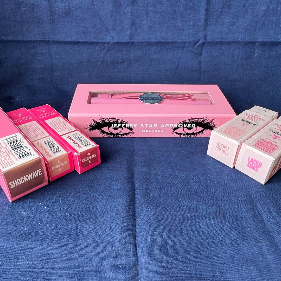 【JEFFREE STAR】 マスカラ、リップ等5点セット