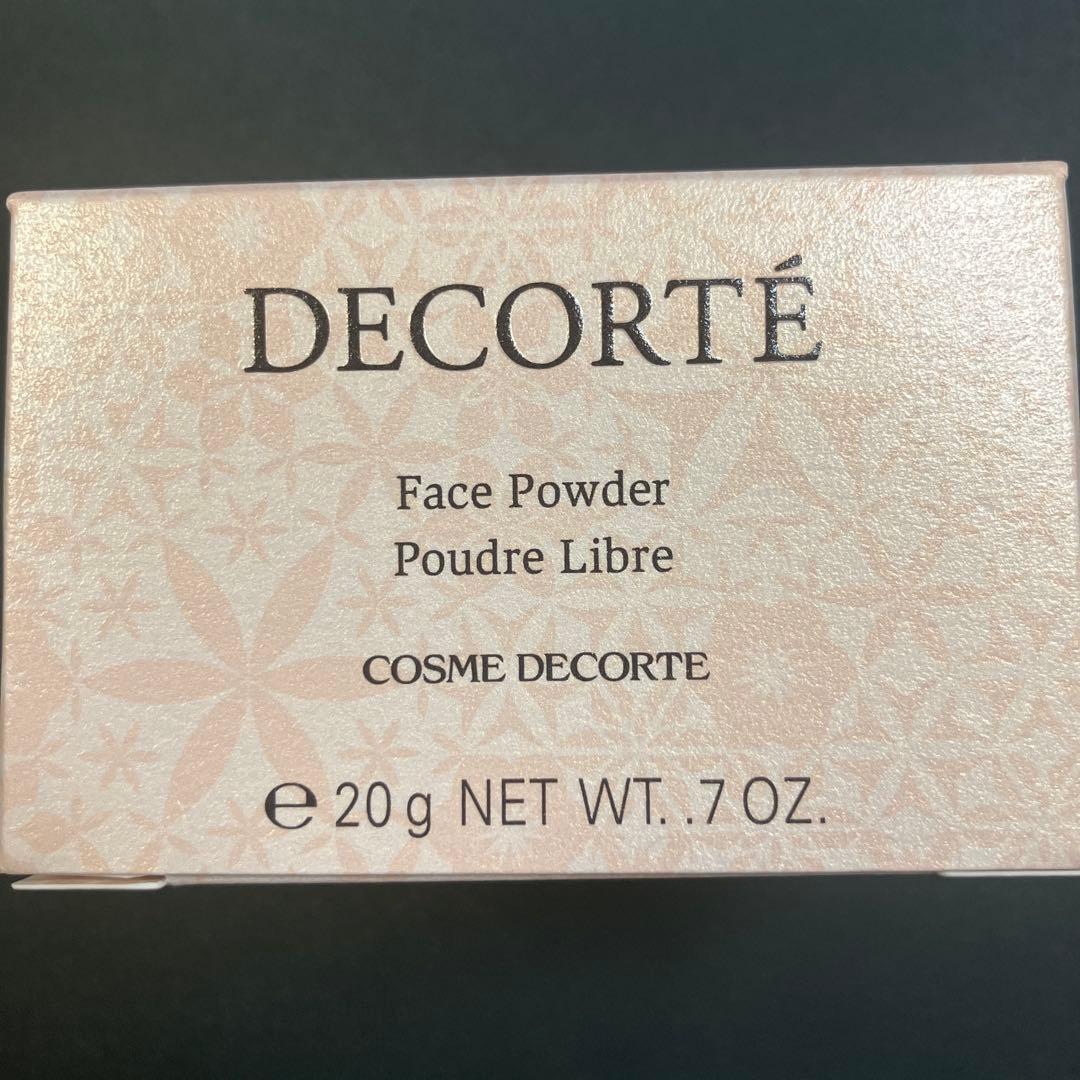 DECORTE フェイスパウダーglow pink&スキンフュージョンブラシ