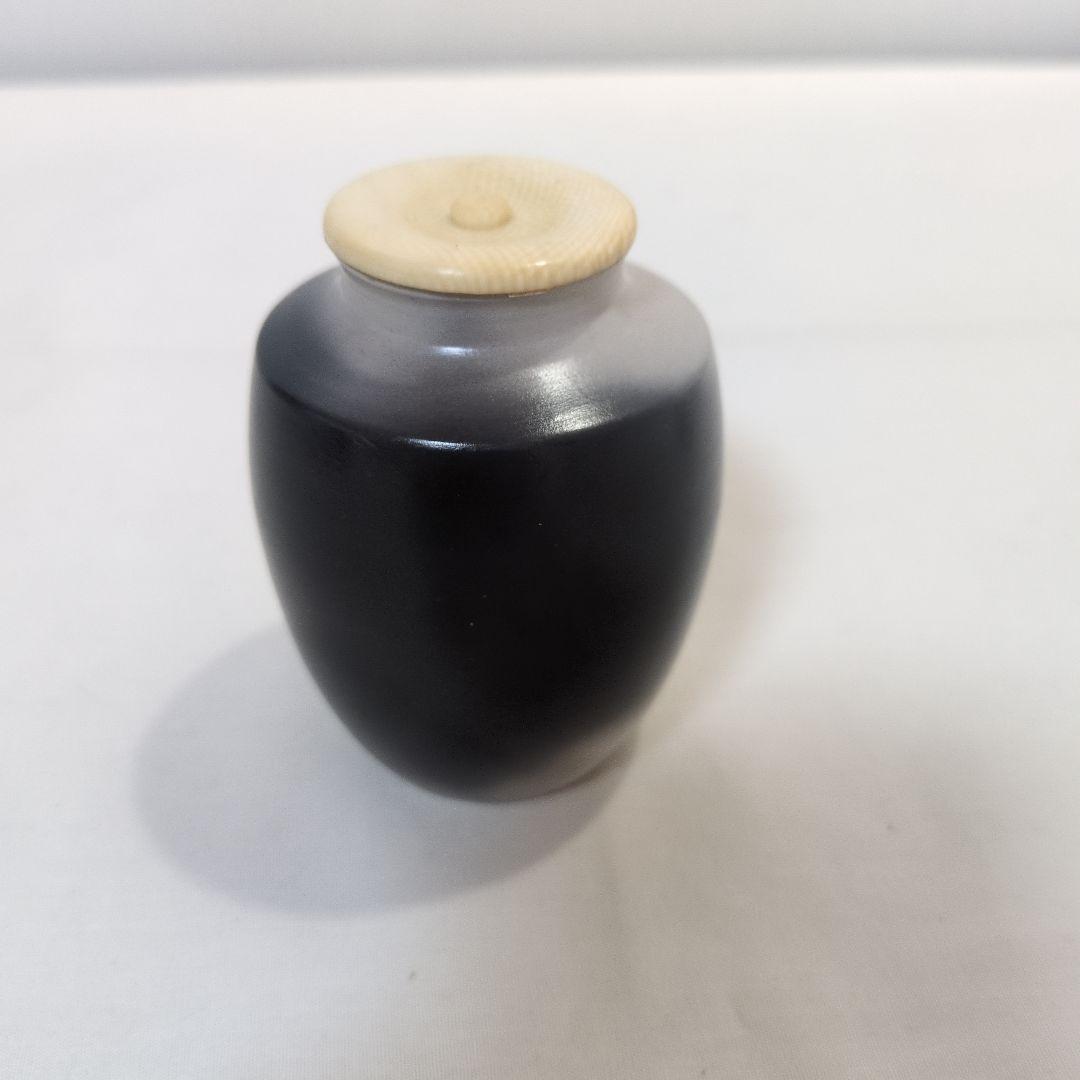 茶道具 寄神崇白造 茶入 桂窯 共箱