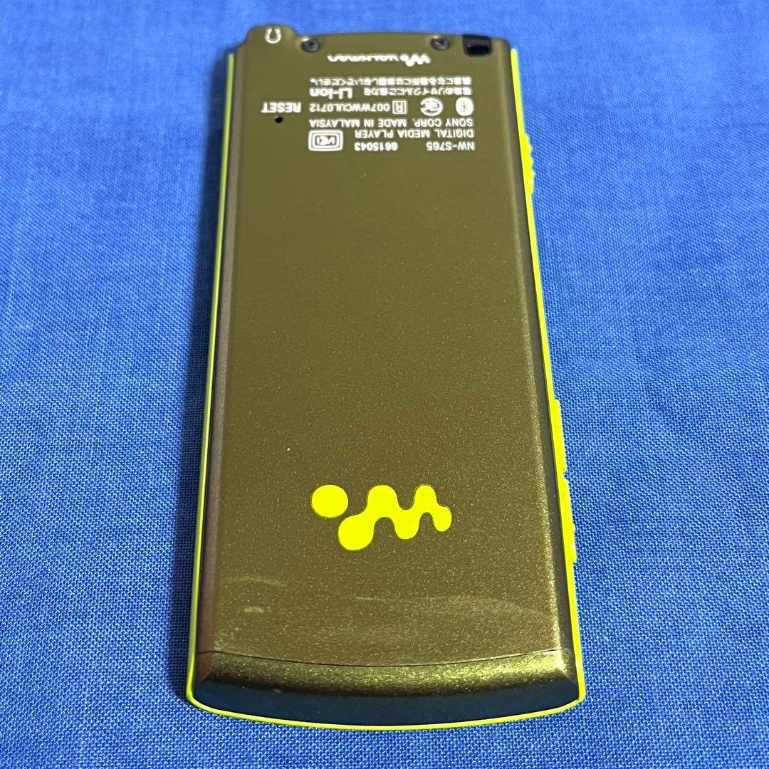 【状態良好】SONY ウォークマン　NW-S765 16GB ライム