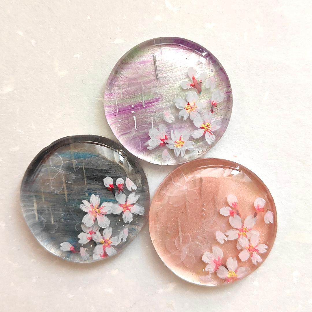 【997】ハンドメイド　レジン　ヘアゴム　ポニーフック