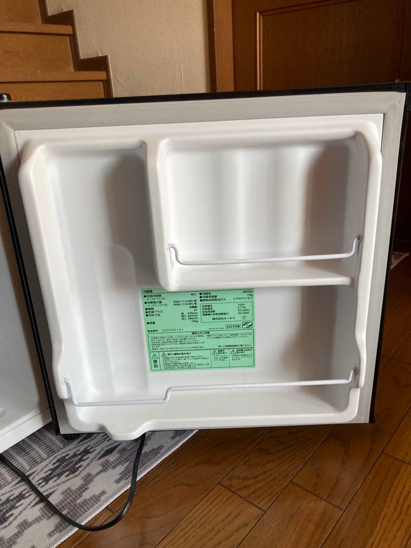 アイリスオーヤマ 1ドア冷蔵庫 PRC-B051 D-B 2023年製