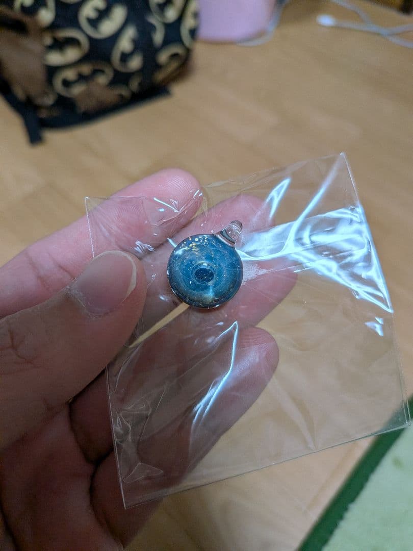宇宙　ガラス　ペンダントトップ