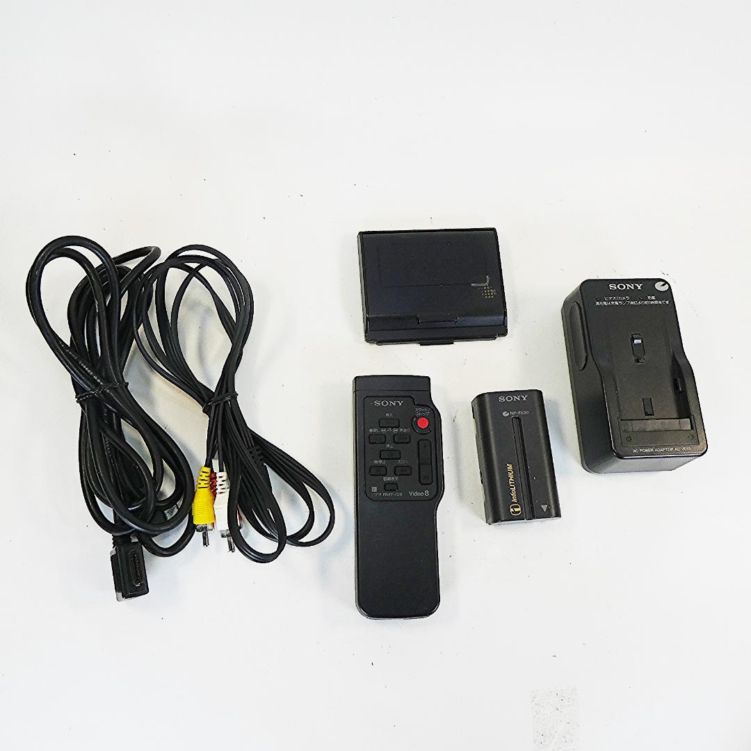 ソニーCCD-SC55【動作良好】VideoHi8ビデオカメラ　ダビングに最適