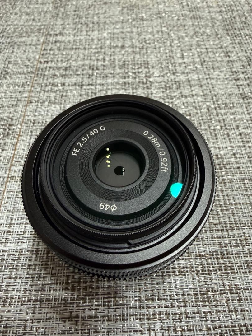 【美品】SONY標準単焦点レンズFE40mmF2.5Gレンズ Eマウント用