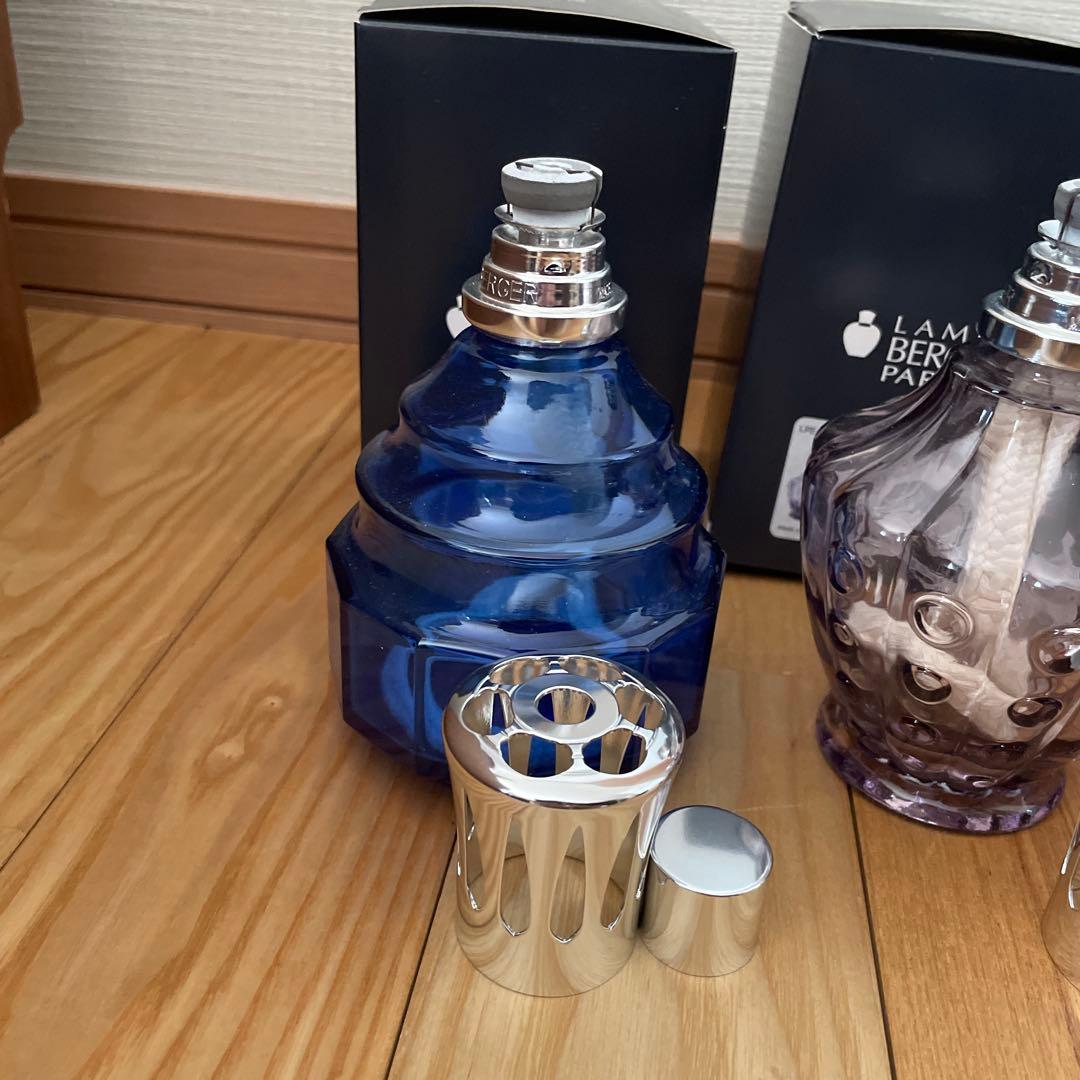 Lampe Berger 芳香器 3個セット 青 紫