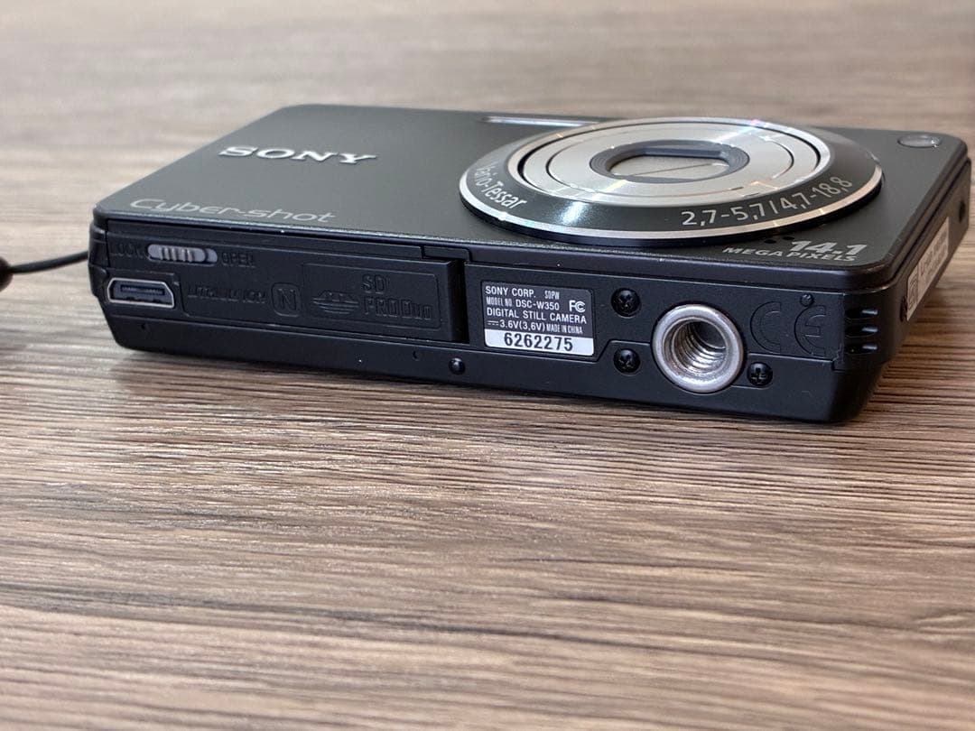 SONY Cyber-shot DSC-W350 14.1MP ブラック