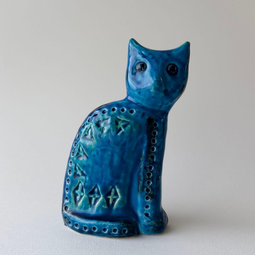 FLAVIA BITOSSI フラビア ビトッシ イタリア 青い猫 ネコ
