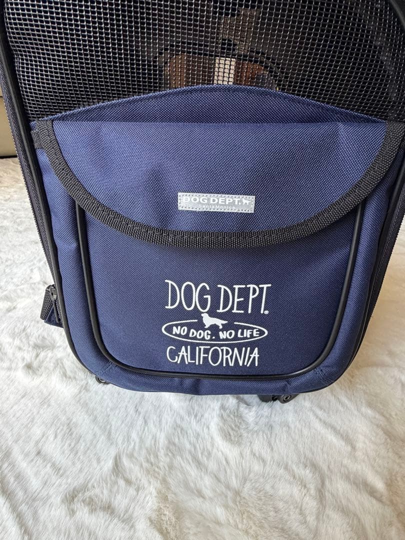 【新品未使用】DOG DEPT. キャリーバッグ ネイビー