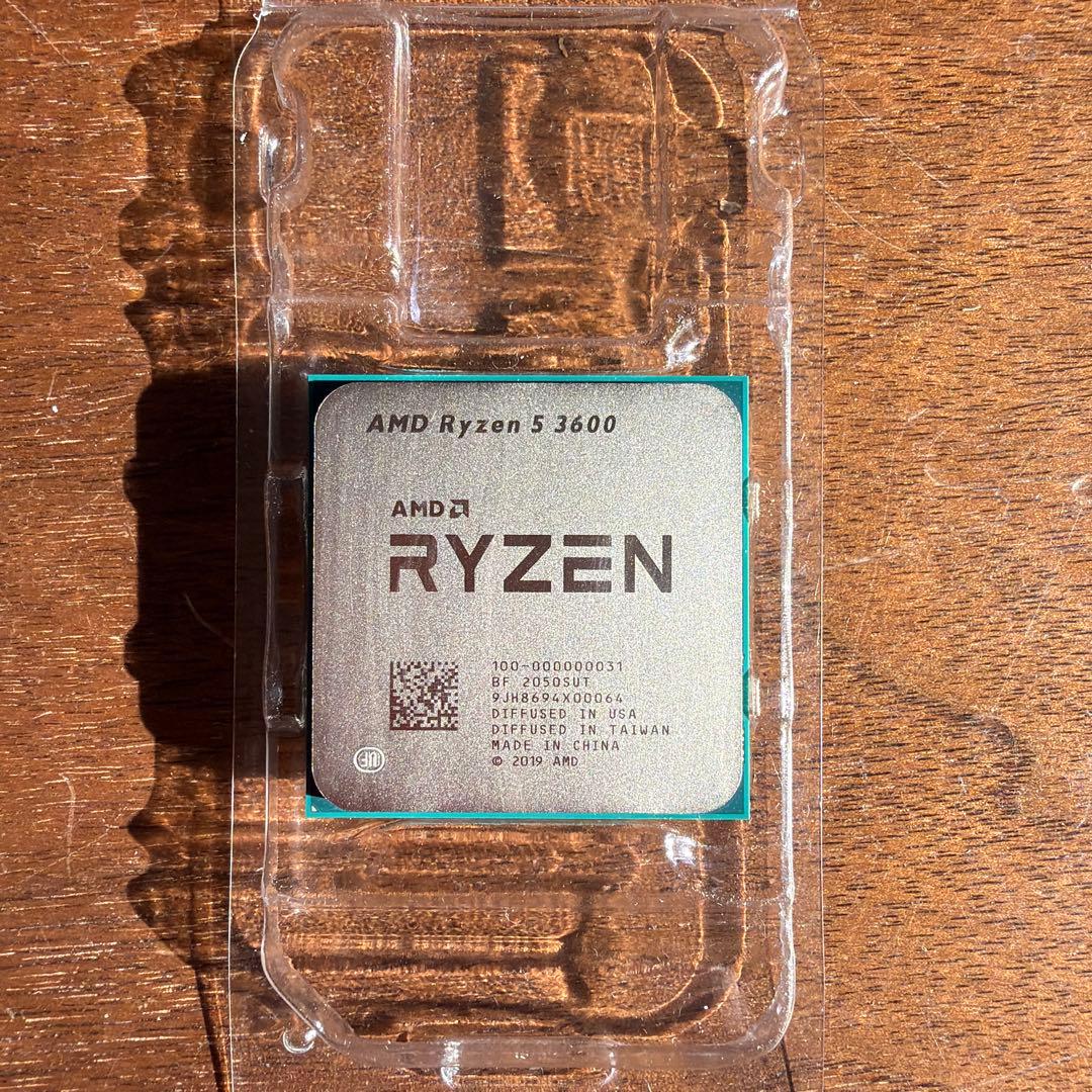AMD Ryzen 5 3600 純正クーラー付き 箱なし