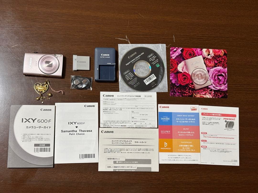 Canon IXY 600F サマンサタバサ 本体美品 一部欠品 外箱難あり