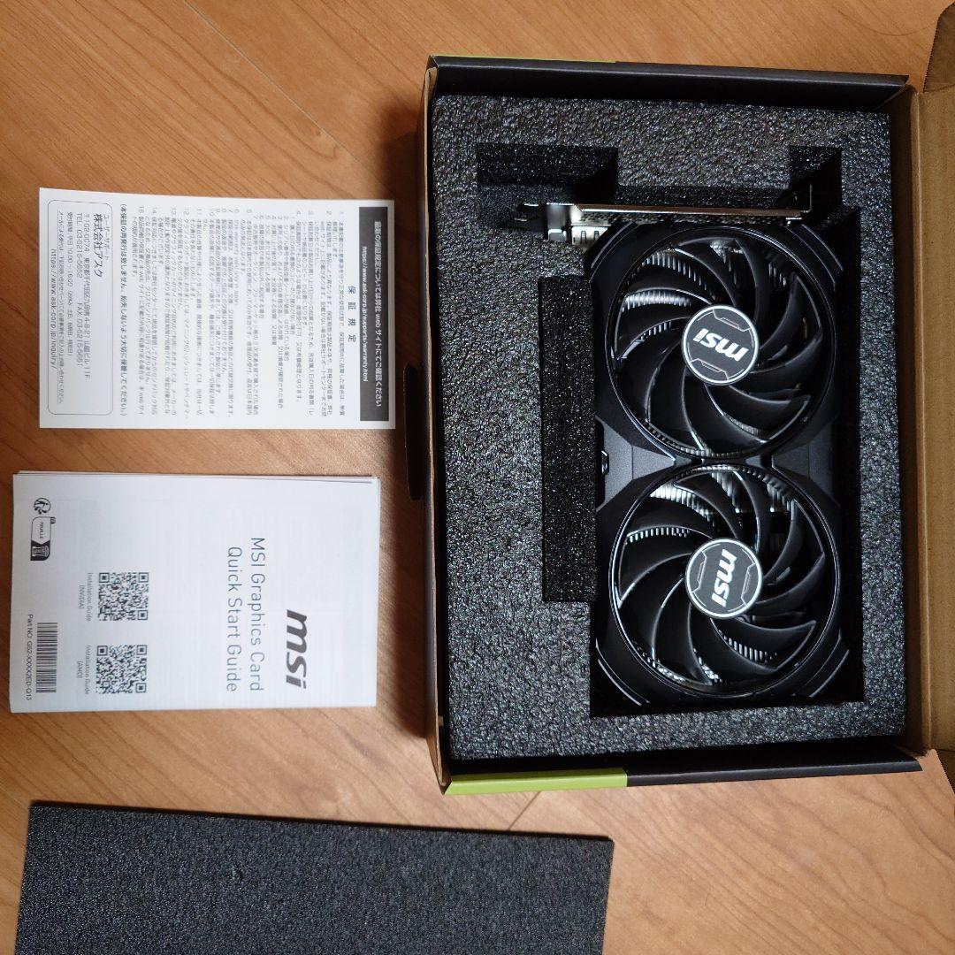 RTX4060 1年半使用、完動品