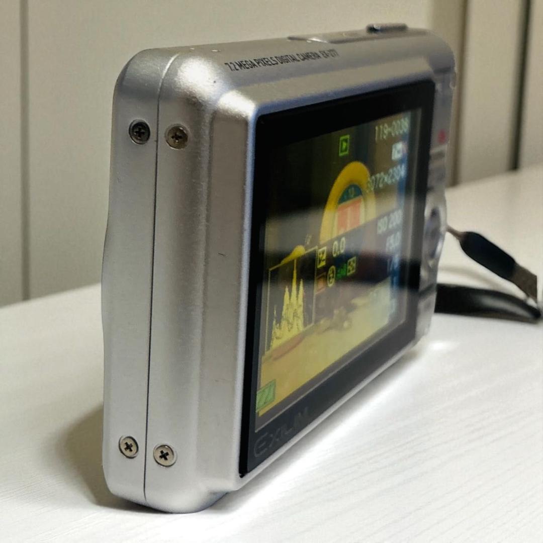 【液晶黄ばみあり】CASIO EXILIM EX-Z77 動作確認品　シルバー