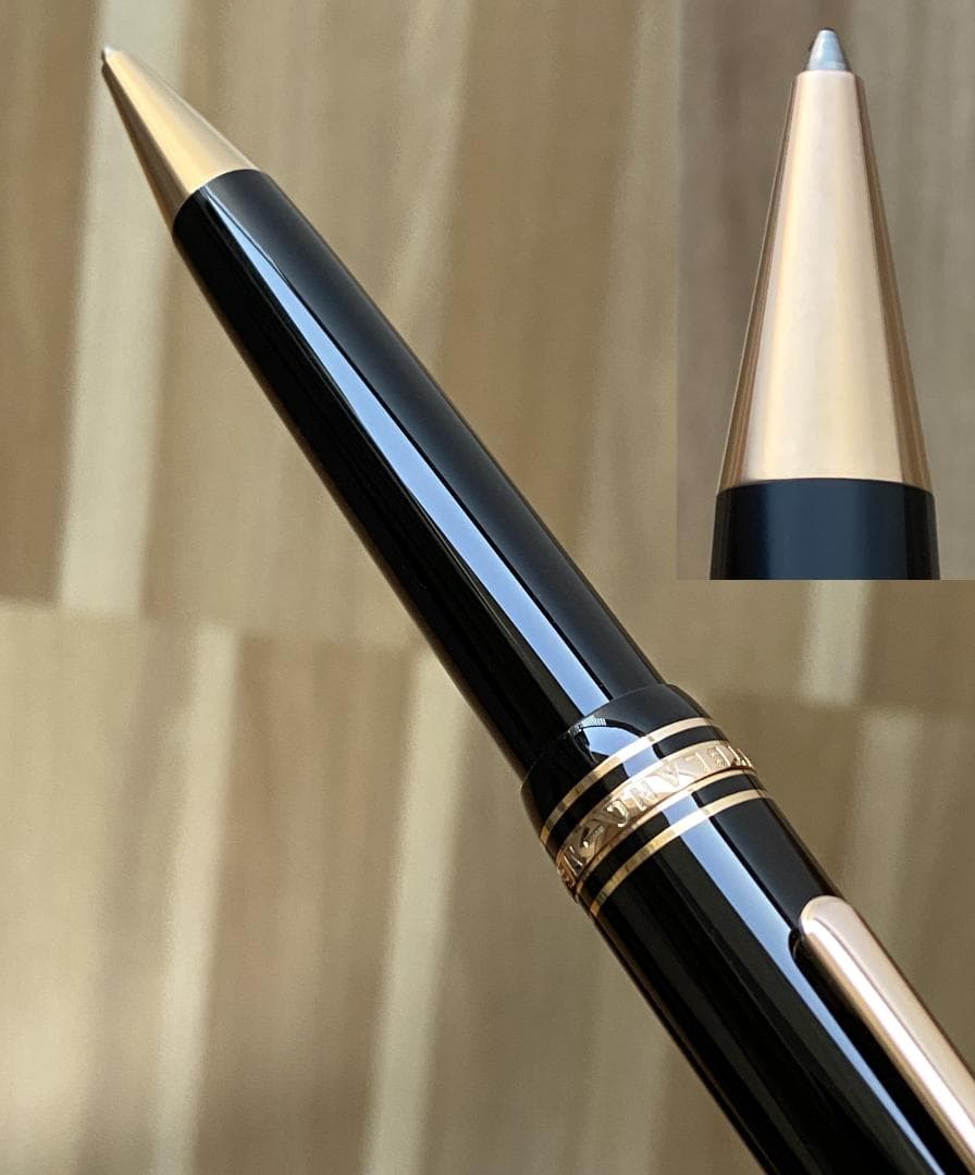 超美品 モンブラン ル・グラン 161 レッドゴールドｘブラック ボールペン