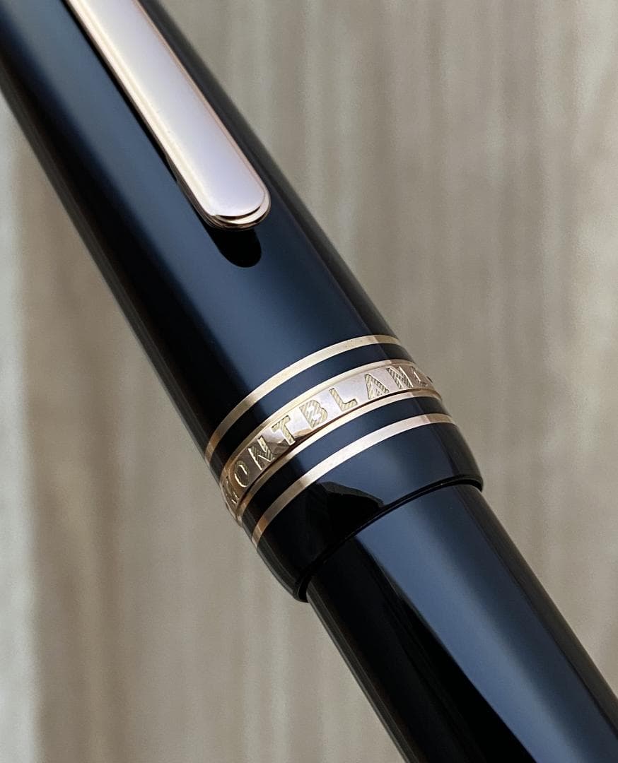 超美品 モンブラン ル・グラン 161 レッドゴールドｘブラック ボールペン