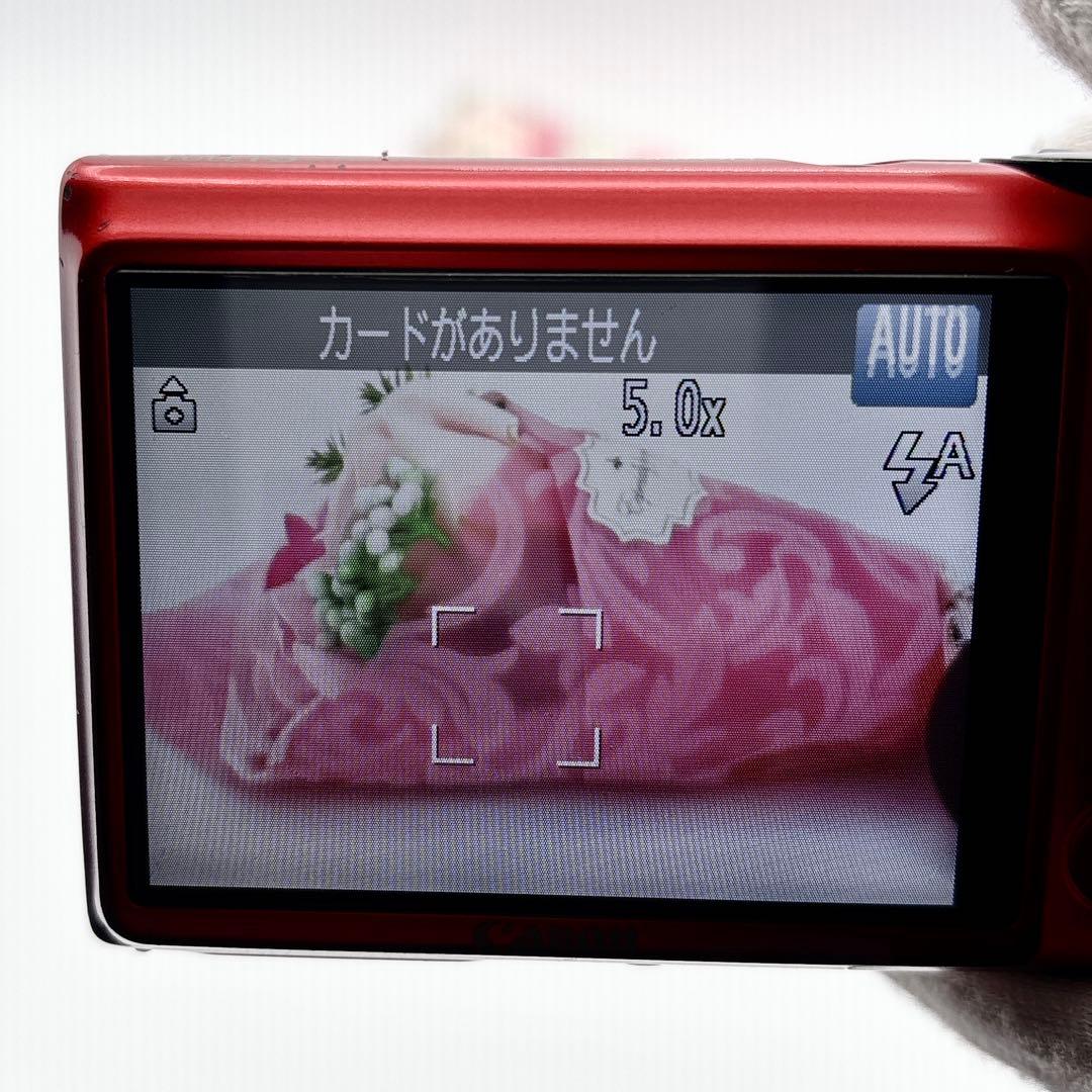 Canon IXY 410F コンパクトデジタルカメラ レッド 動作品 付属品有