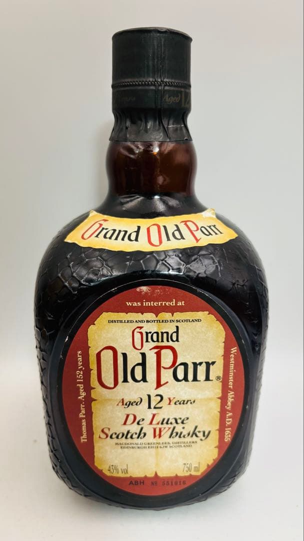 オールドパー12年 4本セット 750ml まとめ売り スコッチウイスキー古酒①