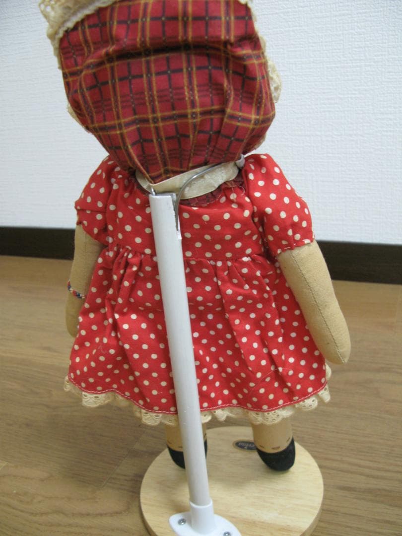 ハンドメイド　カントリードール　ぬいぐるみ　布人形　36cm