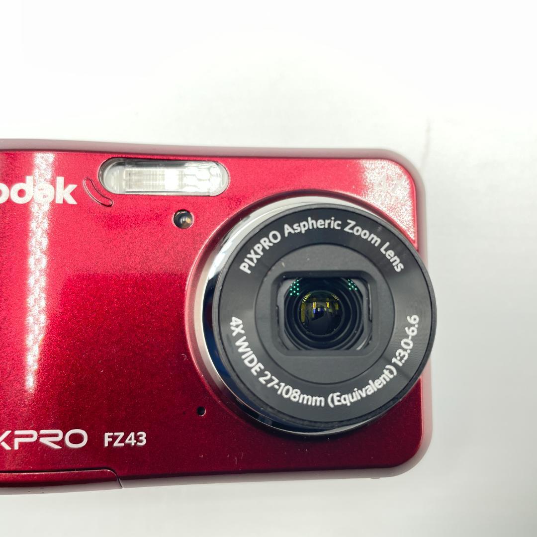 【未使用品・転送特典無料あり】Kodak PIXPRO FZ43 RED