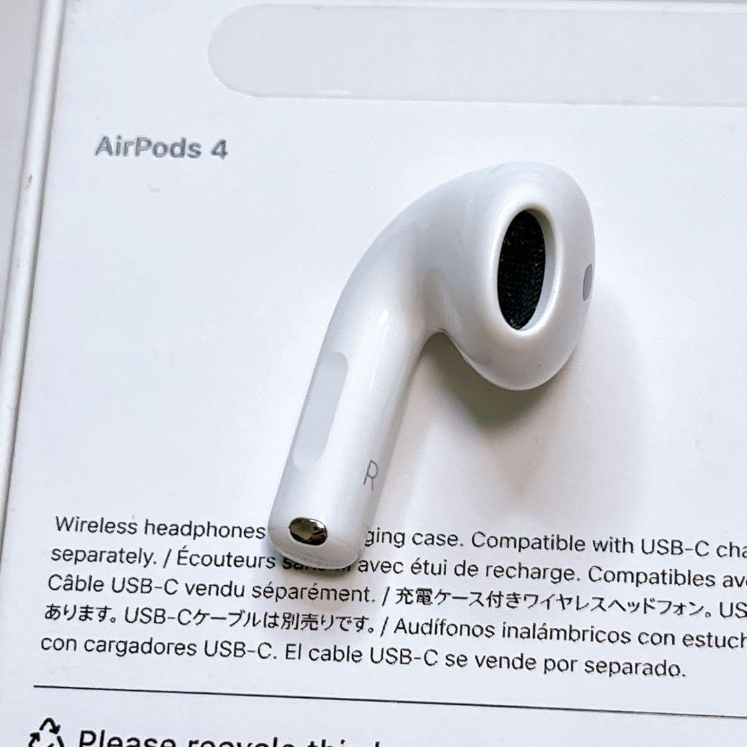 【純正】 AirPods 第4世代 ANCなし 右イヤホン ④I