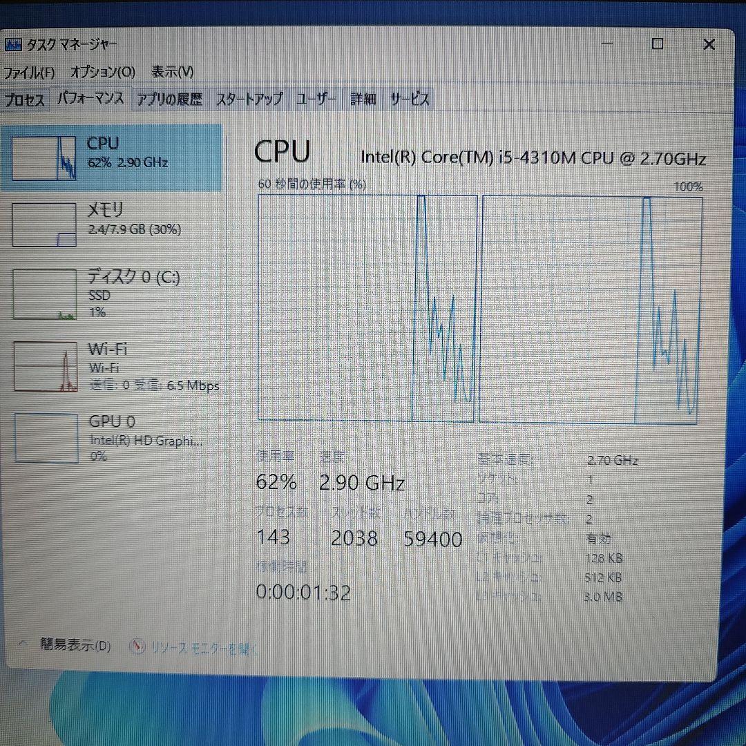 Fujitsu Windows 11 ノートPC LIFEBOOK A574/M
