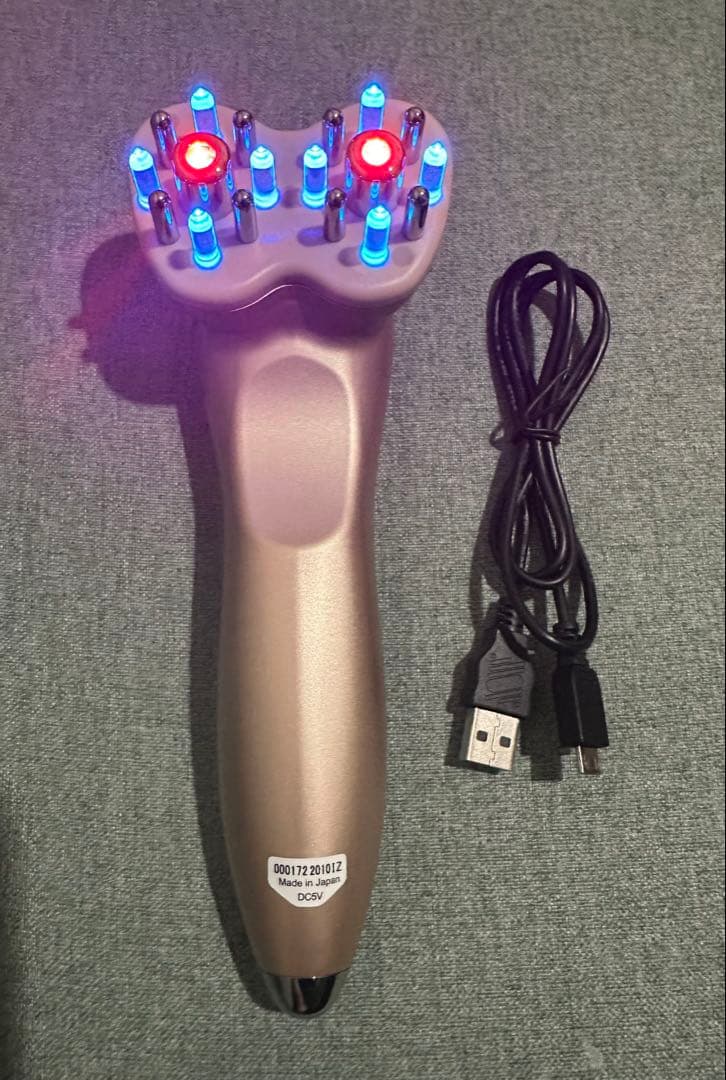 YBM INAZUMA 美顔器 ゴールド USBケーブル付き