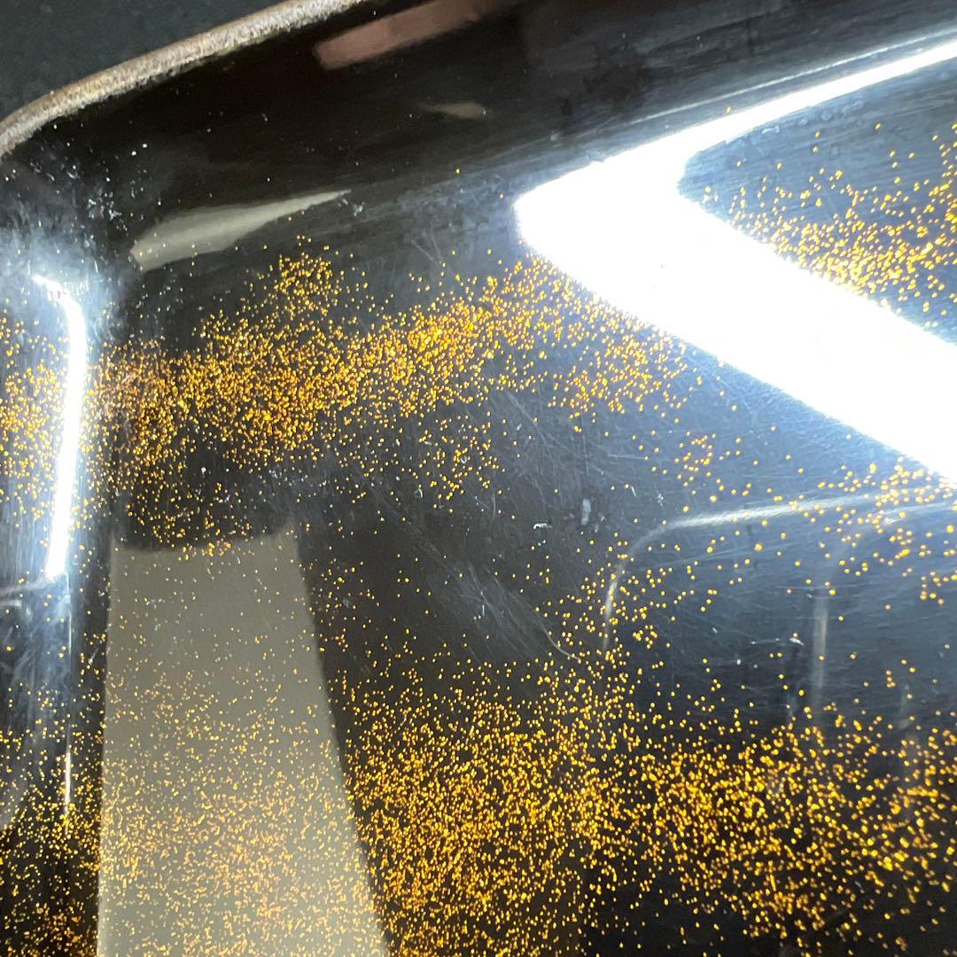 極上蒔絵　切手盆　袋付　縦24.3㎝　東Y8-0403☆2F