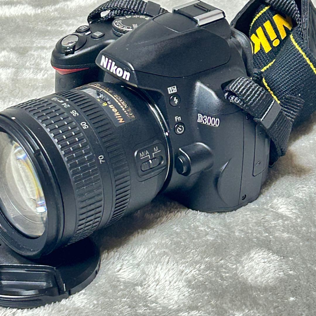 【動作品　美品】Nikon D3000 レンズキット　シャッター回数:2172