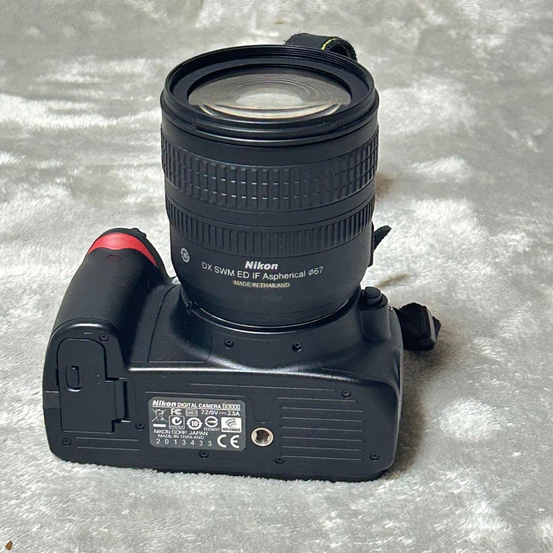 【動作品　美品】Nikon D3000 レンズキット　シャッター回数:2172