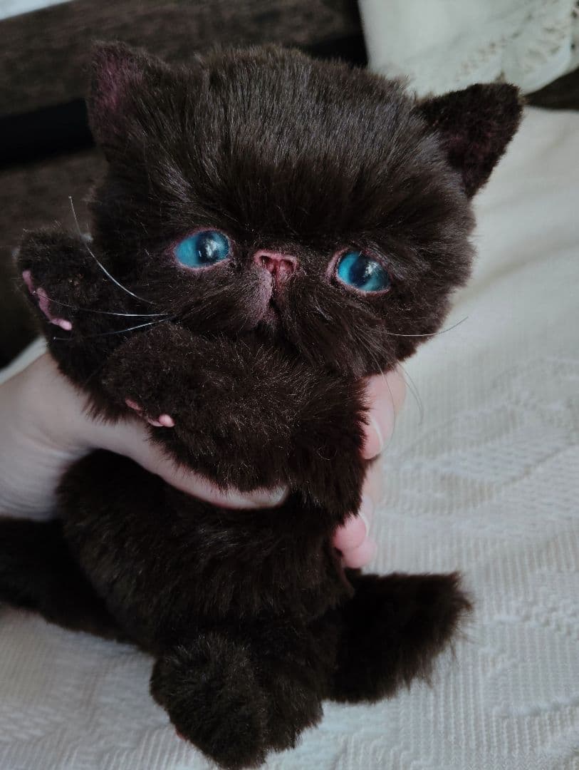 エキゾ子猫♡ちっちちゃん♡アートドール♡ぬいぐるみ♡