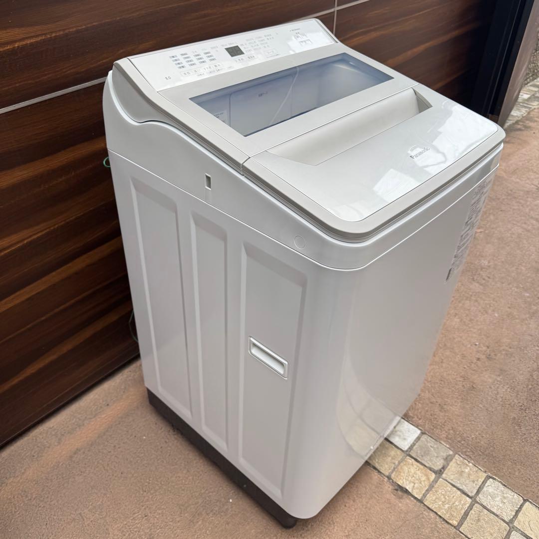 【現状品】Panasonic 洗濯機 NA-FA8H2 8kg 2024年製