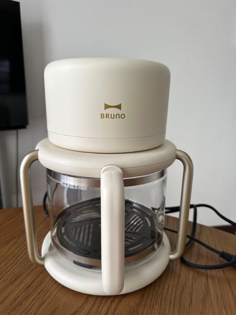 【ほぼ新品✨】ブルーノ ガラスエアフライヤー
