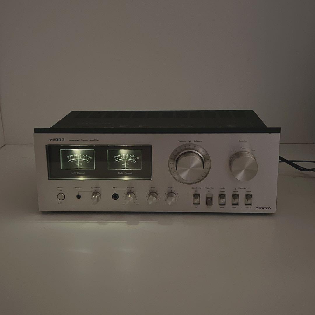 【希少・動作品】 ONKYO A-6000 プリメインアンプ　音出し確認済み