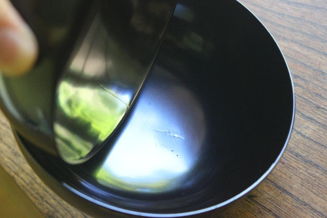 風情ある秋草闇蒔絵に見返虫蒔絵のお椀5点（検輪島塗蒔絵椀雑煮椀