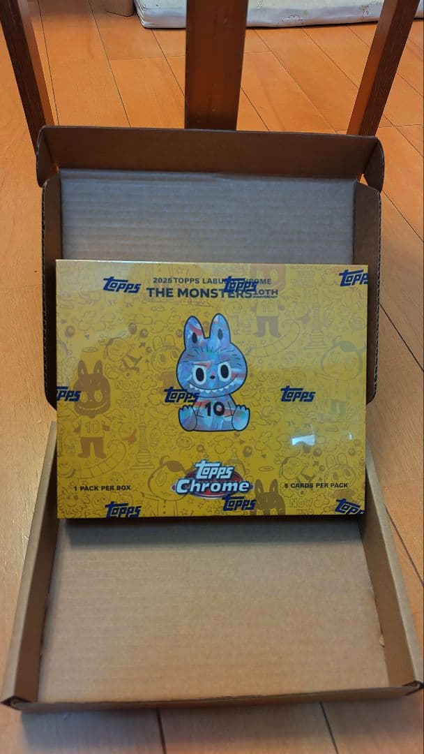 Topps Chrome Labubu ラブブ 1box 1箱 未開封 #6