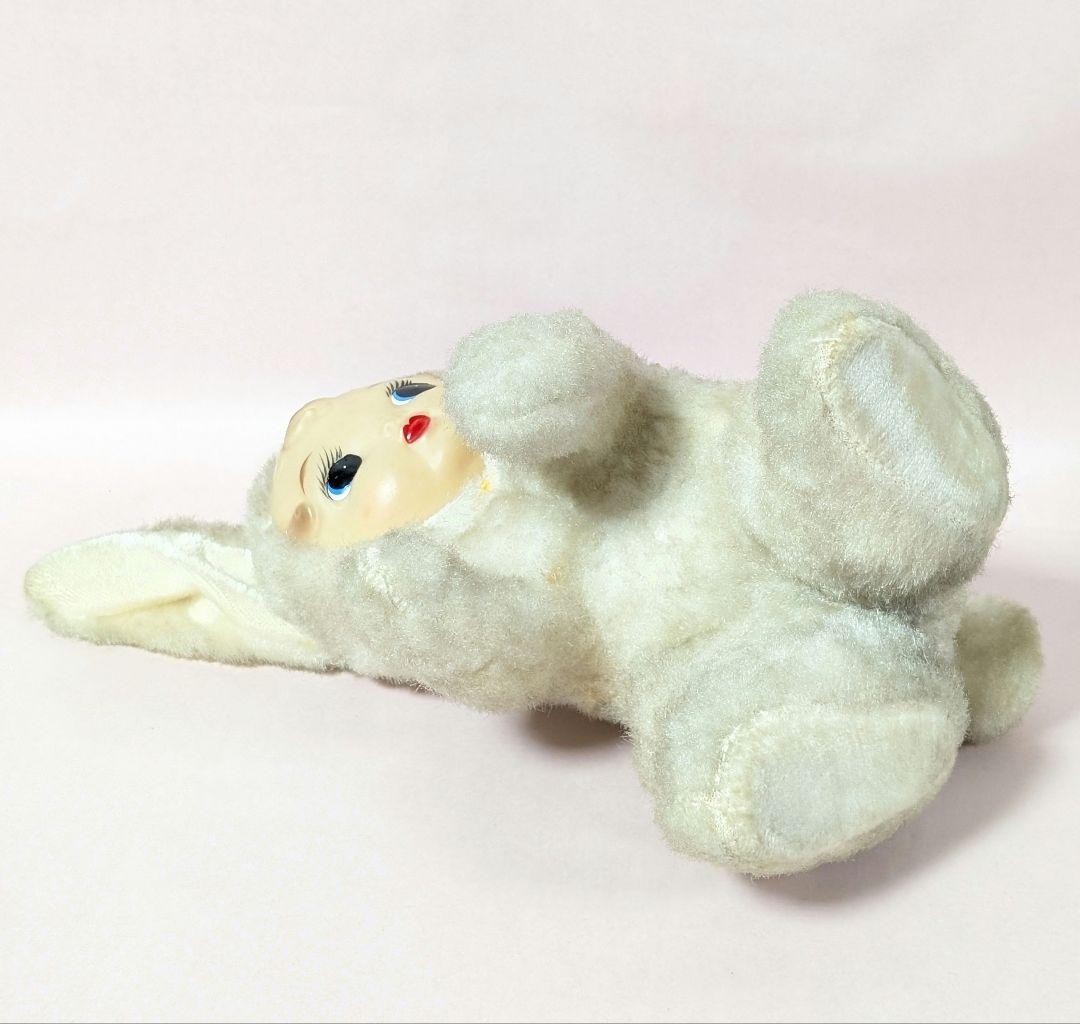Vintage　ヴィンテージ　ラバーフェイス　うさぎぬいぐるみ　✨貴重✨