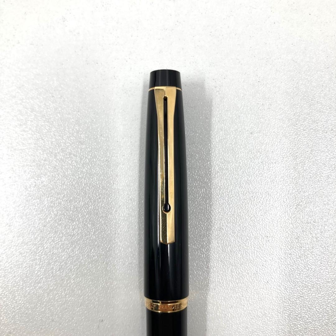 美品　PILOT パイロット　万年筆　14K 585　ブラック　替えインク付き