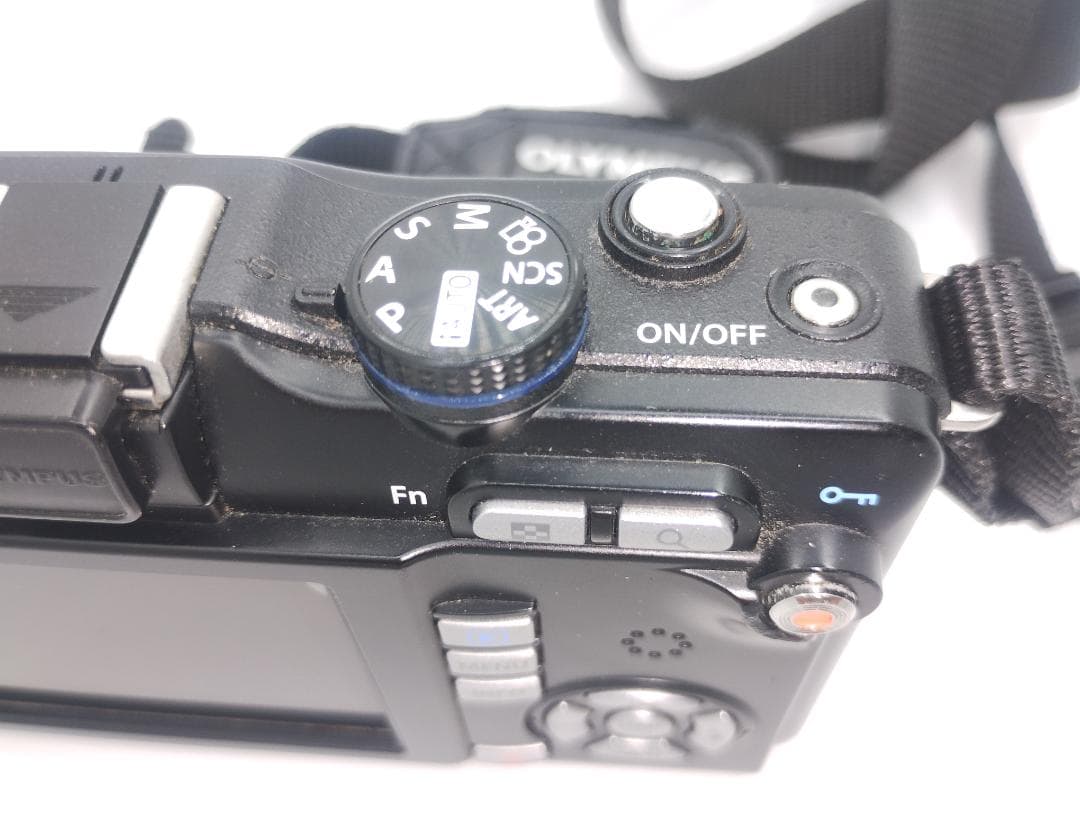 OLYMPUS PEN E-PL1s ボディブラック 外観美品 手ぶれ補正故障