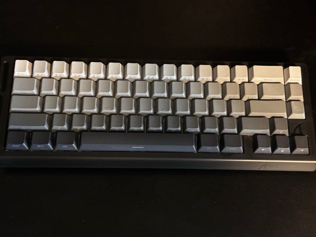 ATTACKSHARK X68HE 磁気スイッチ ラピッドトリガーキーボード黒灰