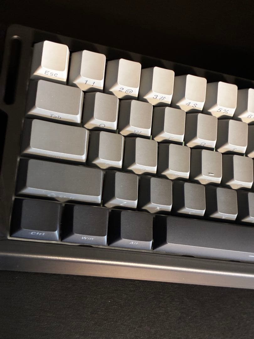 ATTACKSHARK X68HE 磁気スイッチ ラピッドトリガーキーボード黒灰